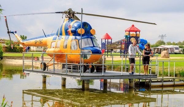 Overnachten in helikopter