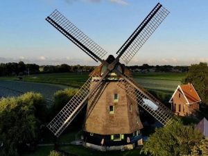 Overnachten in molen in Noord-Holland