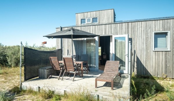 Eilandhuisje marker Wadden terras